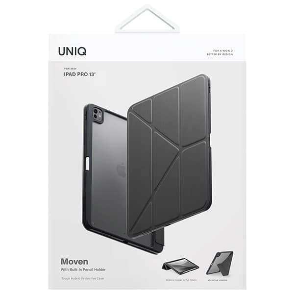 UNIQ θήκη Moven για iPad Pro 13" (2024) γκρι/charcoal grey 6