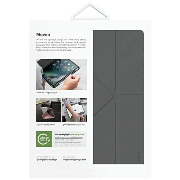 UNIQ θήκη Moven για iPad Pro 13" (2024) γκρι/charcoal grey 7