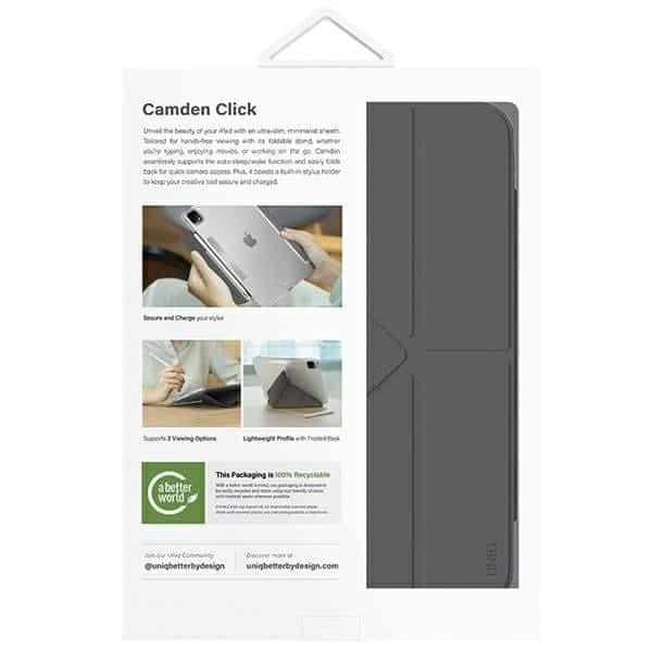 UNIQ θήκη Camden Click για iPad Pro 11" (2024) γκρι/ρινός γκρι 8