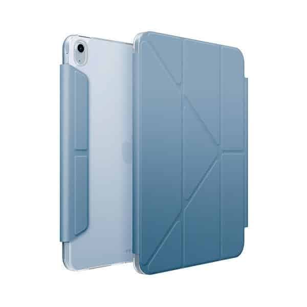 UNIQ θήκη Camden Click για iPad Air 13" (2024) μπλε/πέτρινο μπλε