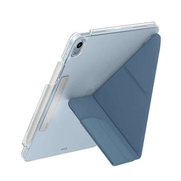 UNIQ θήκη Camden Click για iPad Air 13" (2024) μπλε/πέτρινο μπλε 4