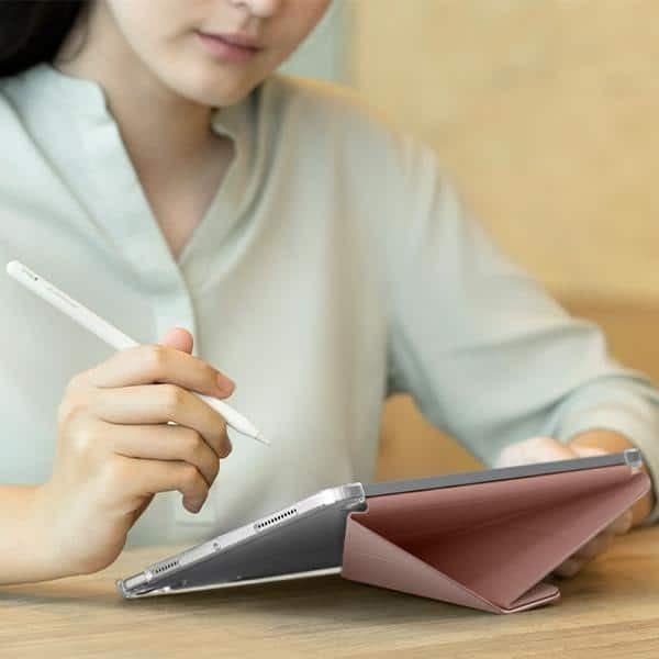 UNIQ θήκη Camden Click για iPad Air 13" (2024) μπλε/πέτρινο μπλε 8