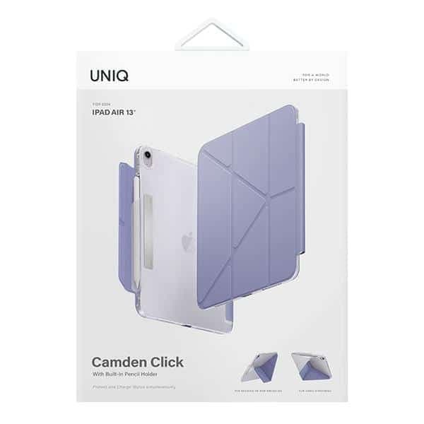UNIQ θήκη Camden Click για iPad Air 13" (2024) φιολέτο/ανοιχτό βιολετί 11