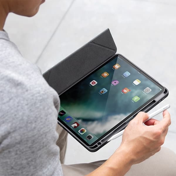 UNIQ θήκη Moven για iPad Air 13" (2024) μπλε/πέτρινο μπλε 6