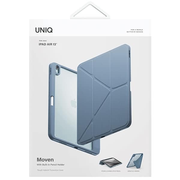 UNIQ θήκη Moven για iPad Air 13" (2024) μπλε/πέτρινο μπλε 7