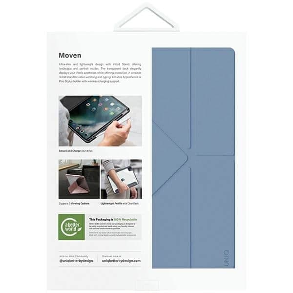 UNIQ θήκη Moven για iPad Air 13" (2024) μπλε/πέτρινο μπλε 8