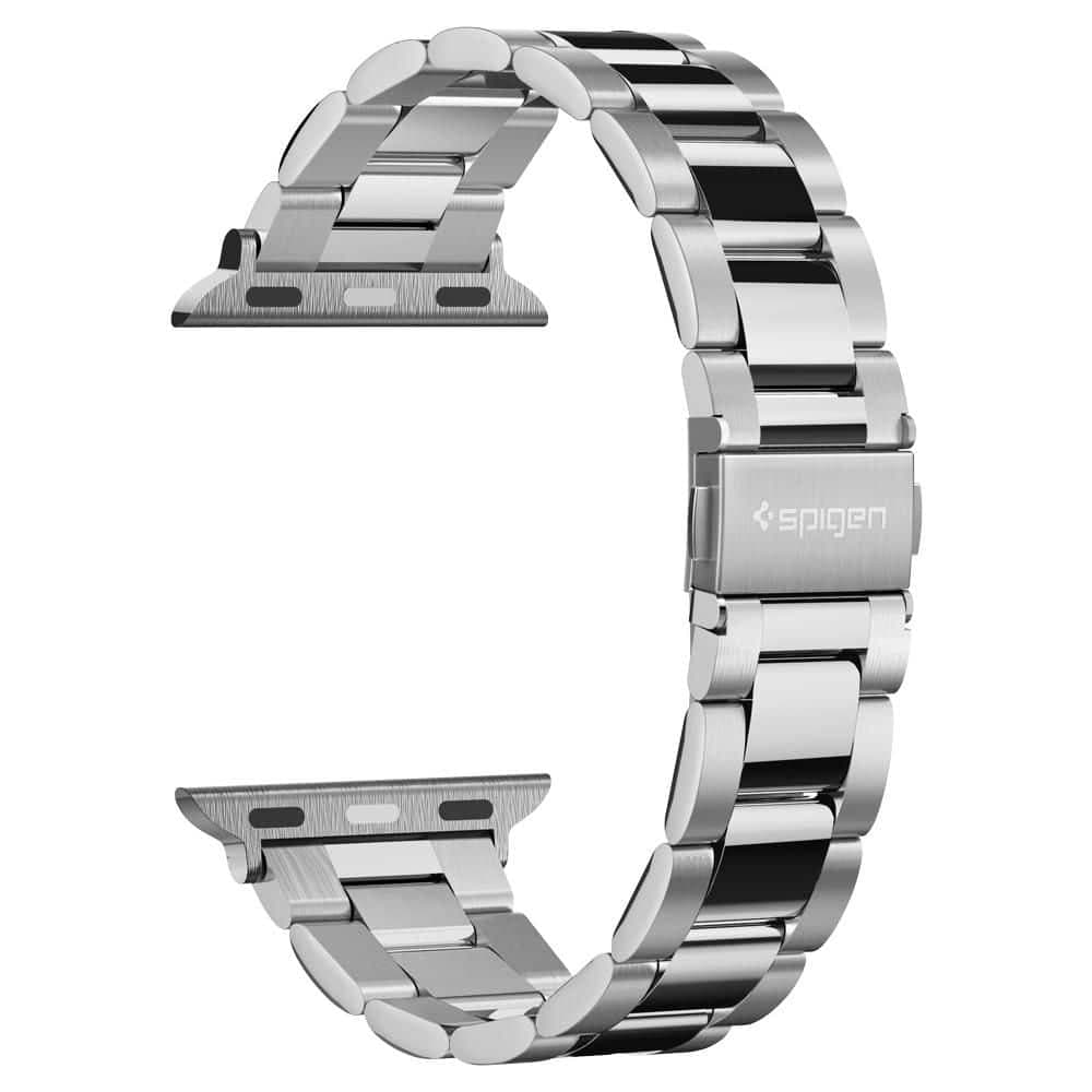 Spigen - Modern Fit - Apple Watch 1/2/3/4/5/6/7/8/9/10/SE/SE 2 (38/40/41/42mm) - Ασημί 3