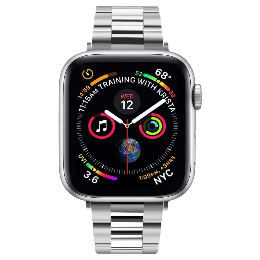 Spigen - Modern Fit - Apple Watch 1/2/3/4/5/6/7/8/9/10/SE/SE 2 (38/40/41/42mm) - Ασημί 5