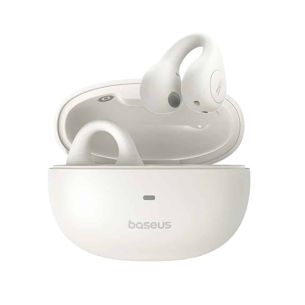 Baseus - Ασύρματα Ακουστικά AirGo AS01 (A00069101223-00) - για Αθλητισμό, Bluetooth 5.3, Μείωση Θορύβου, 2-Μικρόφωνα ENC - Λευκό 2