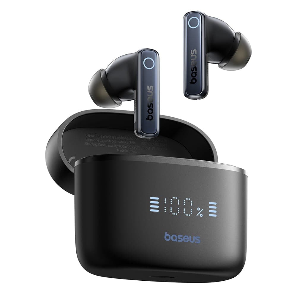 Baseus - Ασύρματα Ακουστικά Bowie 30 (A00073100126-00) - Bluetooth, Αληθινά Ασύρματα - Κοσμικό Μαύρο 2