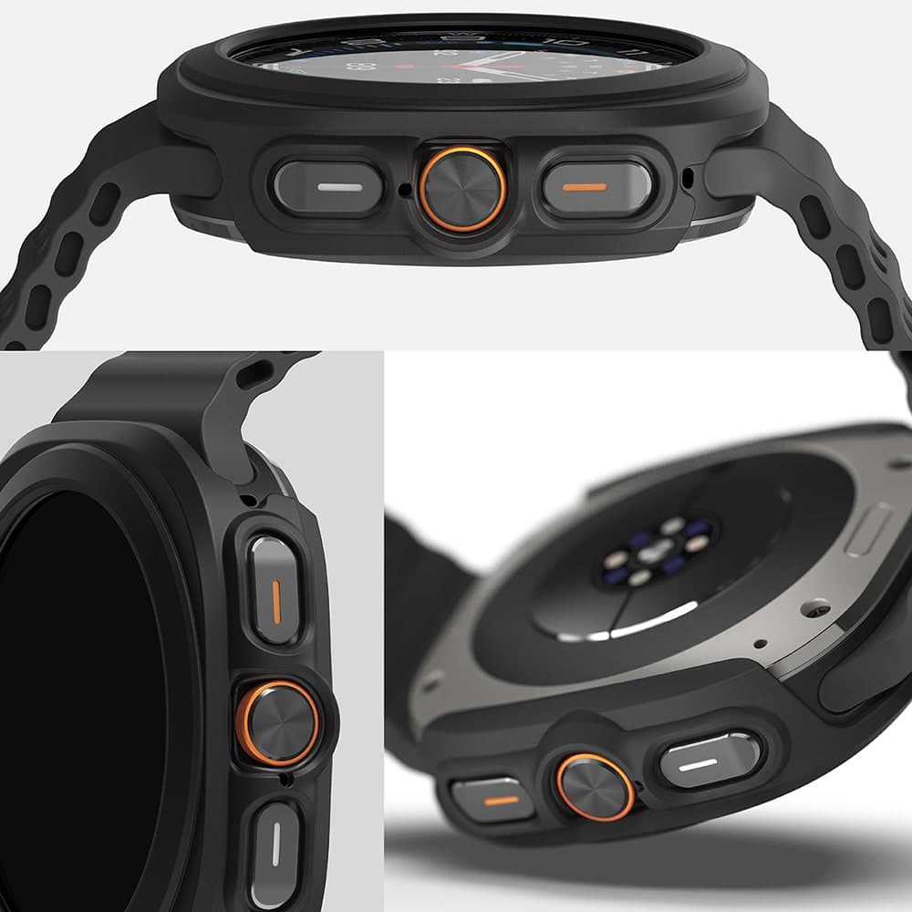 Ringke - Slim + Προστατευτικό Οθόνης - Samsung Galaxy Watch Ultra 47mm - Ματ Μαύρο 4