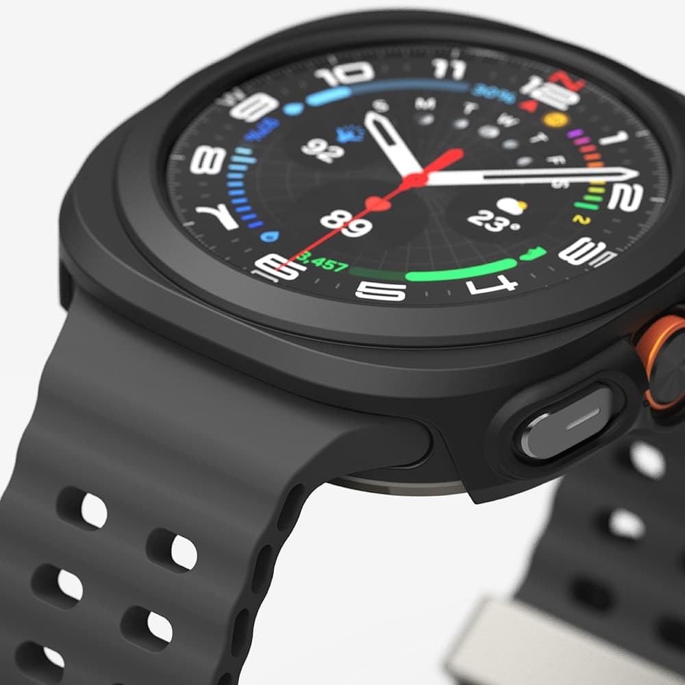 Ringke - Slim + Προστατευτικό Οθόνης - Samsung Galaxy Watch Ultra 47mm - Ματ Μαύρο 3