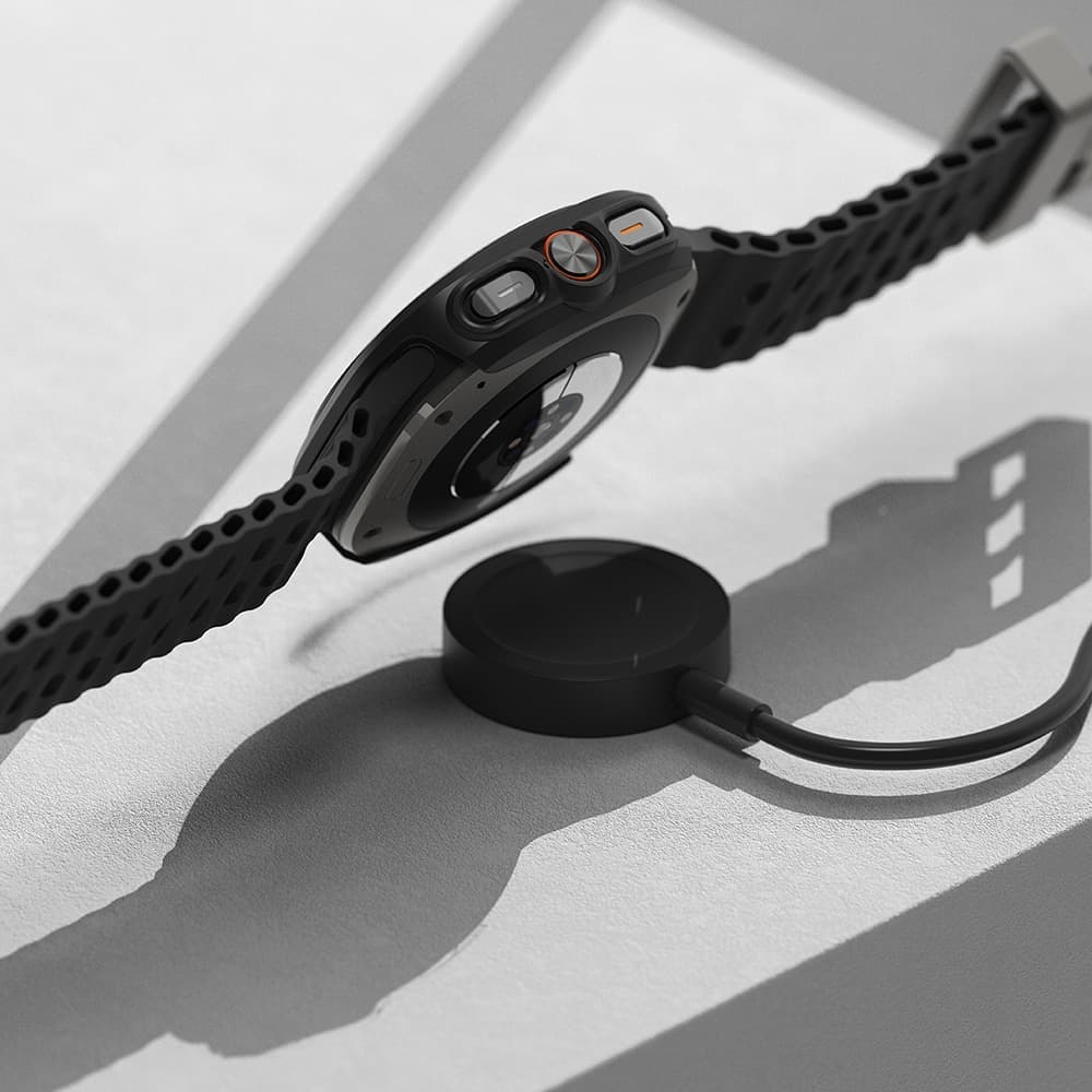 Ringke - Slim + Προστατευτικό Οθόνης - Samsung Galaxy Watch Ultra 47mm - Ματ Μαύρο 6