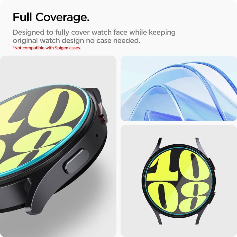 Spigen - Glas.tR EZ Fit (2 πακέτο) - Samsung Galaxy Watch7 40mm - Διαφανές 8