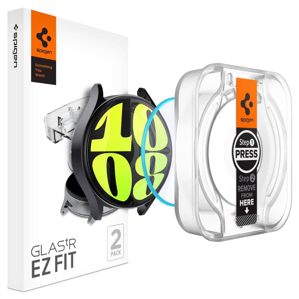 Spigen - Glas.tR EZ Fit (2 πακέτο) - Samsung Galaxy Watch7 40mm - Διαφανές