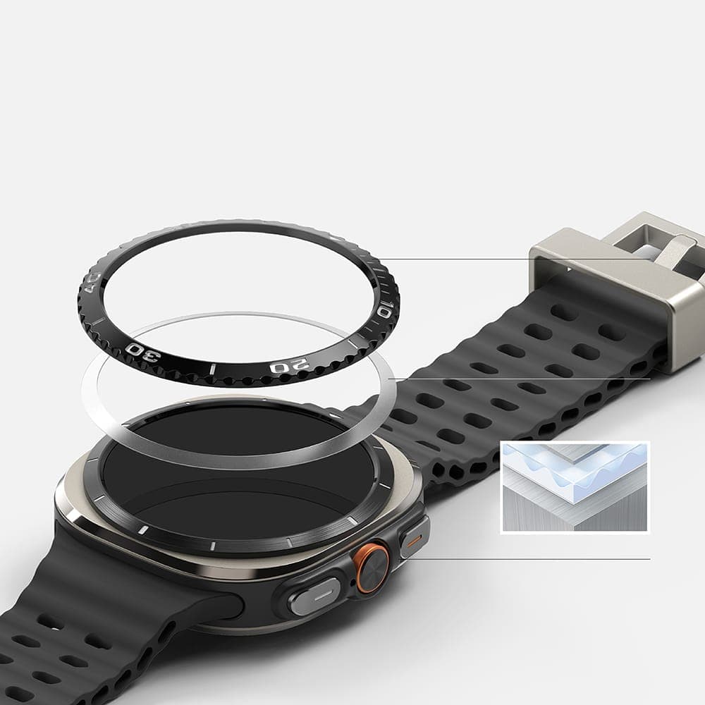 Ringke - Bezel Styling - Samsung Galaxy Watch Ultra 47mm - Μαύρο 5