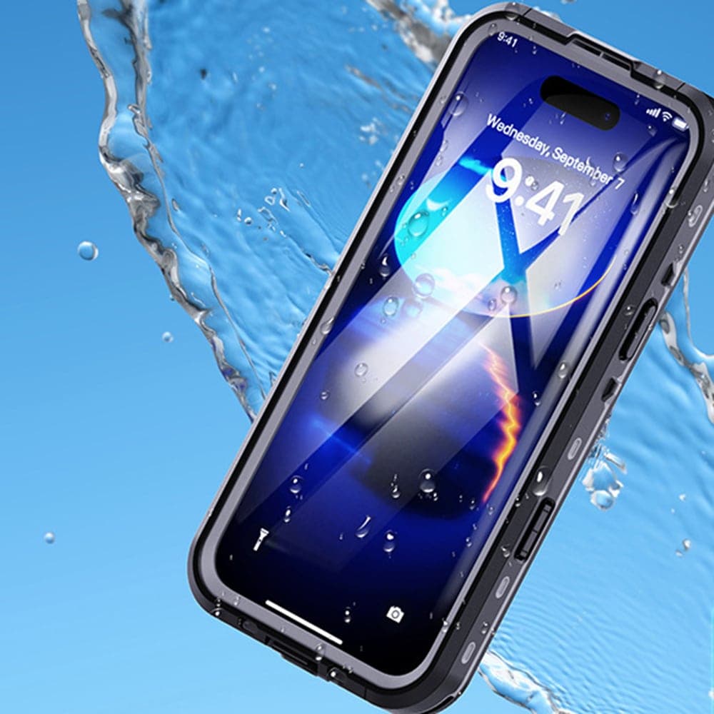 ShellBox - Αδιάβροχη Θήκη IP68 - iPhone 16 Pro - Μαύρη 3
