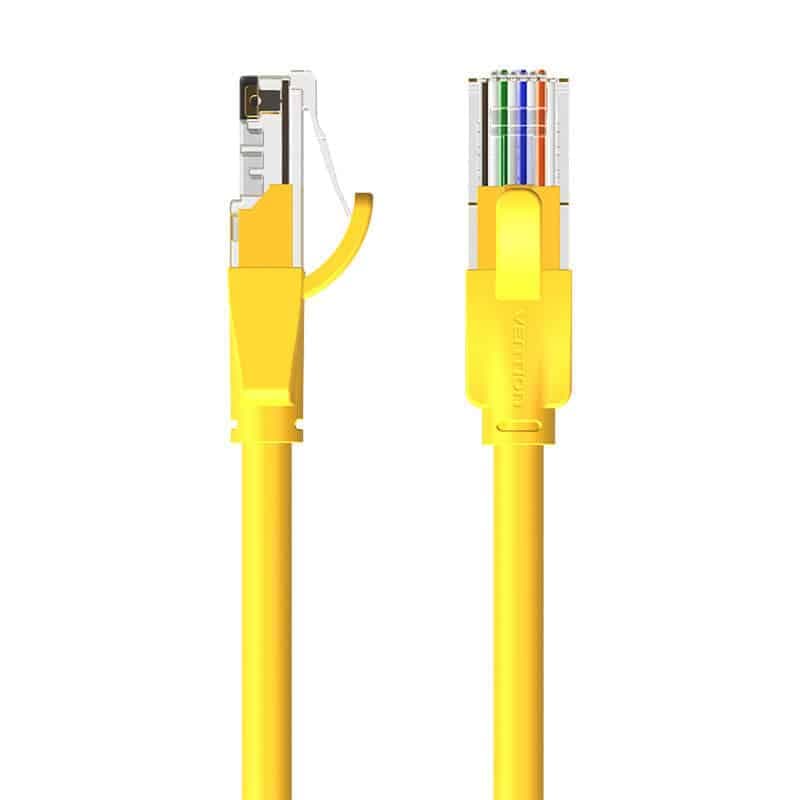 Vention Καλώδιο Δικτύου UTP CAT6 IBEYF RJ45 Ethernet 1000Mbps 1m Κίτρινο