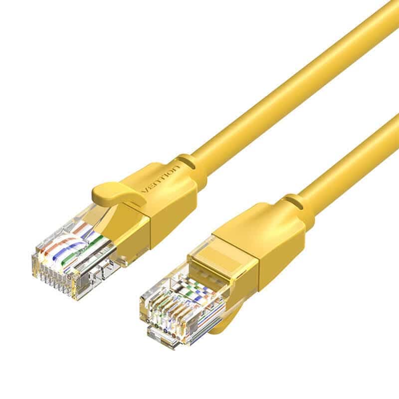 Vention Καλώδιο Δικτύου UTP CAT6 IBEYF RJ45 Ethernet 1000Mbps 1m Κίτρινο 3