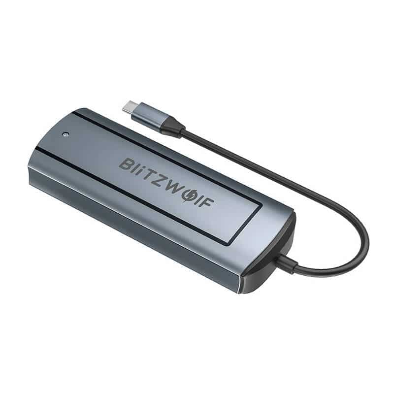 Blitzwolf Docking Station 6in1 HUB BW-Neo TH13 (Ασημί) 2