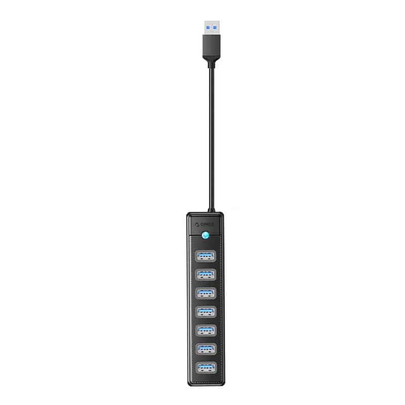 Orico PW7U USB σε 7x USB 3.0 Hub (μαύρο)