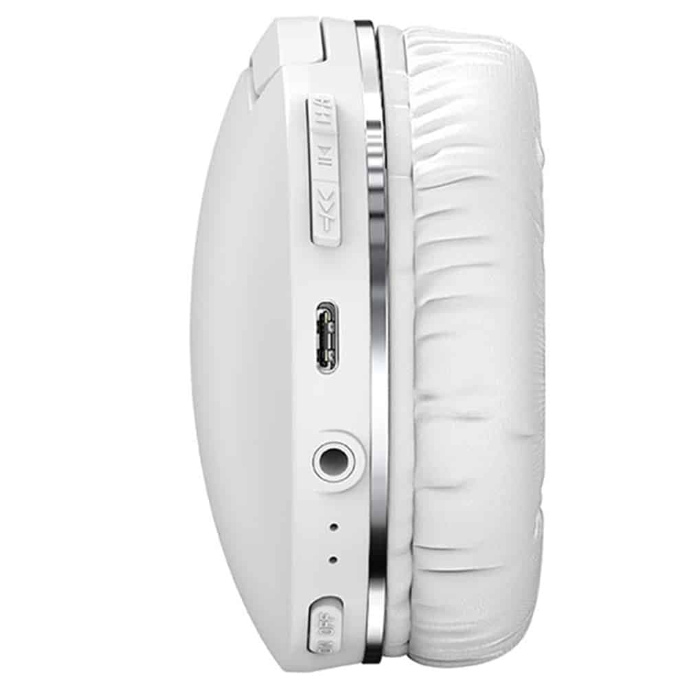 Baseus - Ασύρματα Ακουστικά Encok D02 Pro (NGTD010302) - Σχεδίαση Over Ear, Μείωση Θορύβου, Bluetooth V5.3 - Λευκό 6