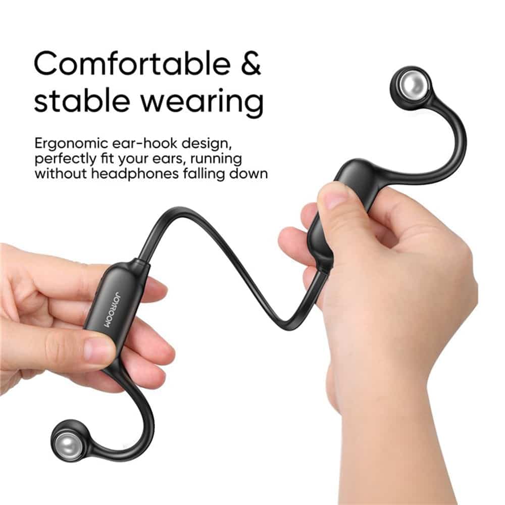 JoyRoom - Ασύρματα Ακουστικά (JR-X2) - Bluetooth 5.1, Αεροδυναμική Μετάδοση, Σχεδίαση Ανοιχτού Αυτιού - Μαύρο 7