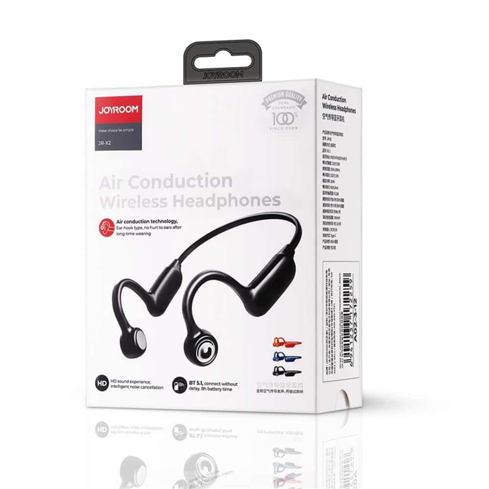 JoyRoom - Ασύρματα Ακουστικά (JR-X2) - Bluetooth 5.1, Αεροδυναμική Μετάδοση, Σχεδίαση Ανοιχτού Αυτιού - Μαύρο 8