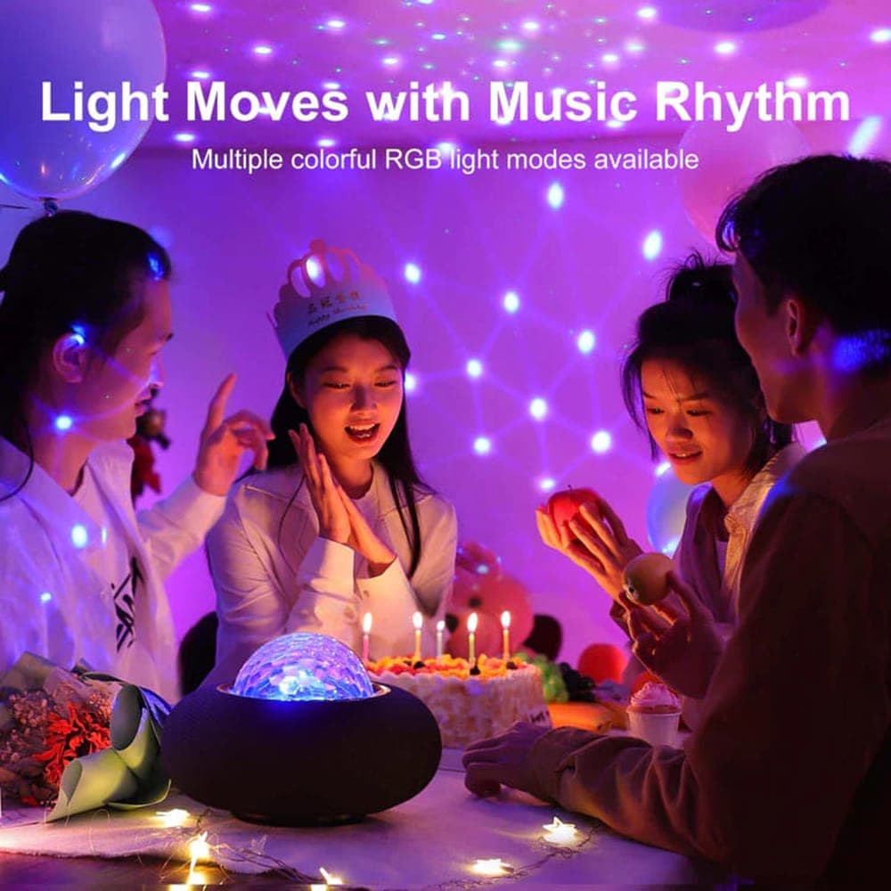JoyRoom - Ασύρματο Ηχείο Maya Series (JR-MS02) - Bluetooth 5.1, RGB LED Φώτα, 4400mAh - Μαύρο 4