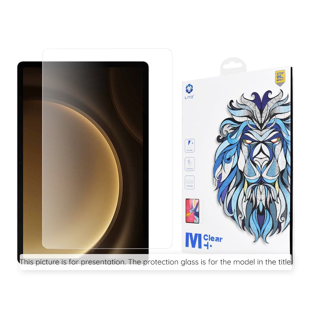 Lito - 2.5D Κλασικό Γυαλί - Samsung Galaxy Tab S9 Ultra - Διαφανές 2