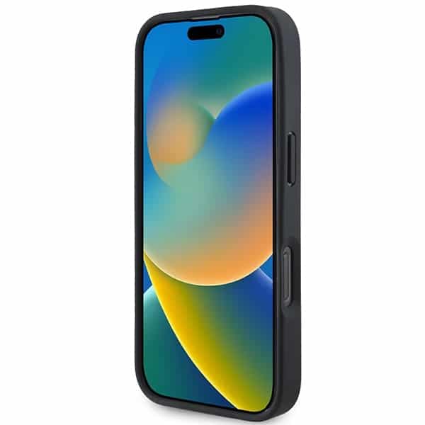 AMG Leather Debossed Lines - θήκη για Apple iPhone 16 Pro Max - Μαύρο 5