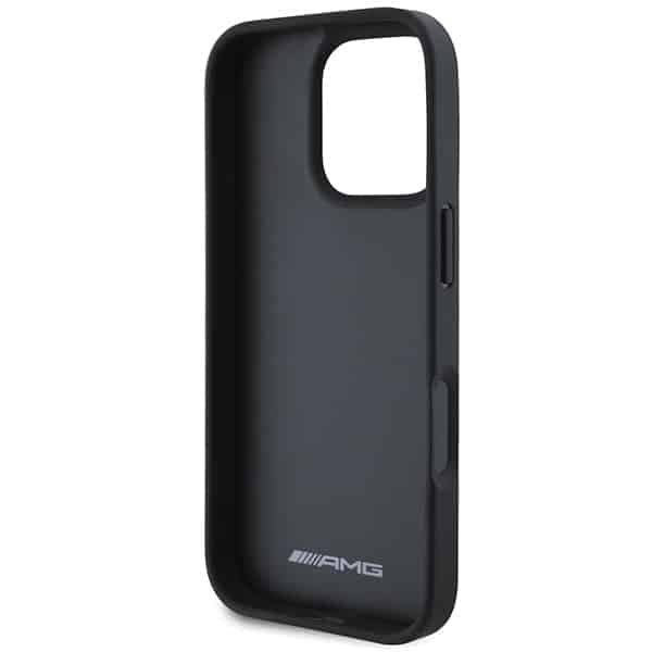 AMG Leather Debossed Lines - θήκη για Apple iPhone 16 Pro Max - Μαύρο 7