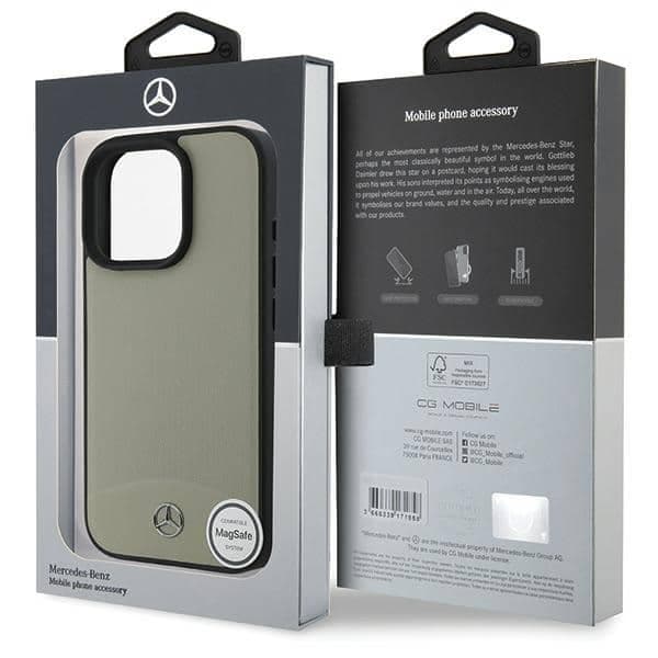 Mercedes Textured And Plain Leather MagSafe - Apple iPhone 16 Pro Max - Πολύχρωμο 8