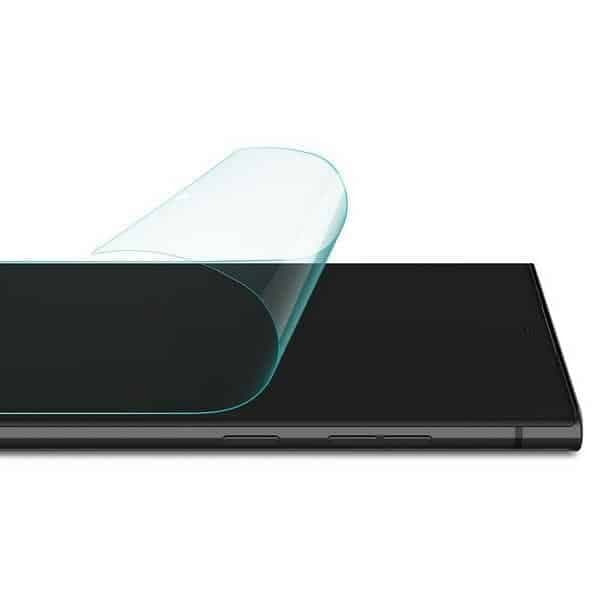 Spigen Προστασία οθόνης Neo Flex Sam S908 S22 Ultra 2τμχ εφαρμογή σε υγρή κατάσταση AFL04137 6
