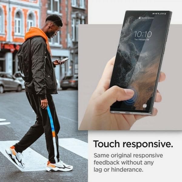 Spigen Προστασία οθόνης Neo Flex Sam S908 S22 Ultra 2τμχ εφαρμογή σε υγρή κατάσταση AFL04137 10