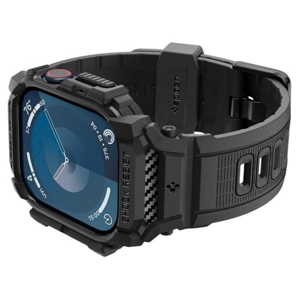 Spigen Rugged Armor Pro - θήκη για Apple Watch 10 / 11 42mm - Μαύρο 7