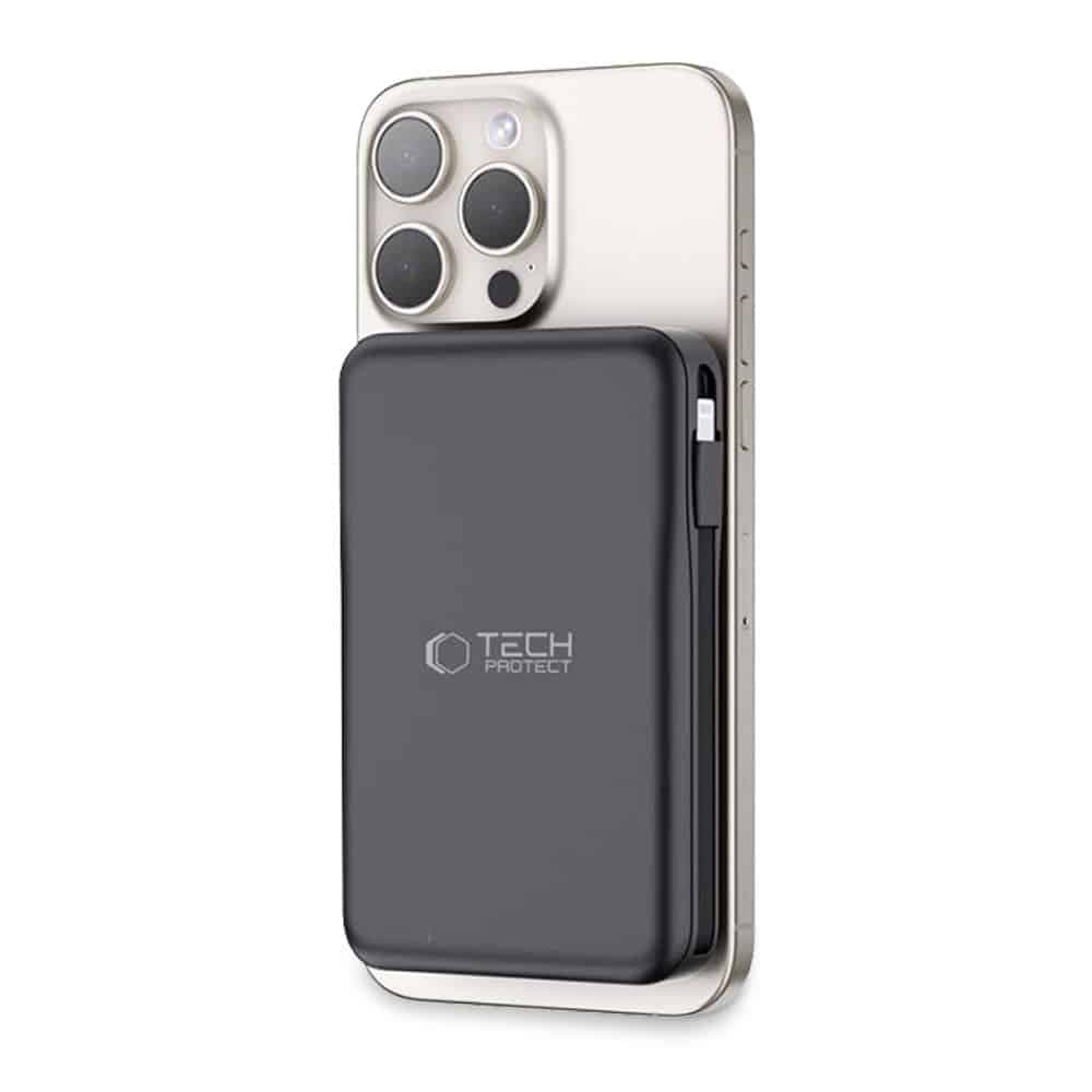 Tech-Protect PB31 Lifemag Magsafe power bank 10000mah μαύρο 3