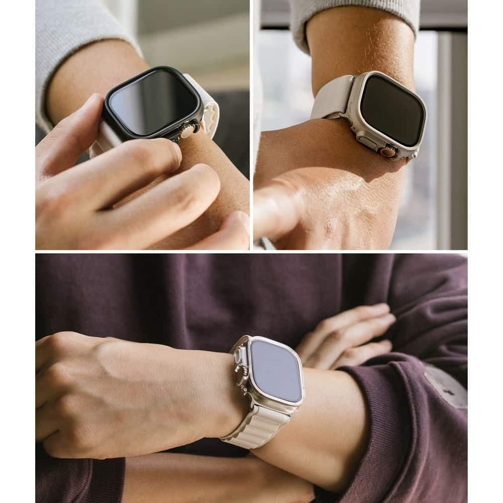 RINGKE Slim 2-pack Apple Watch Ultra 1 / 2 (49 mm) διαφανές & ματ μαύρο 11