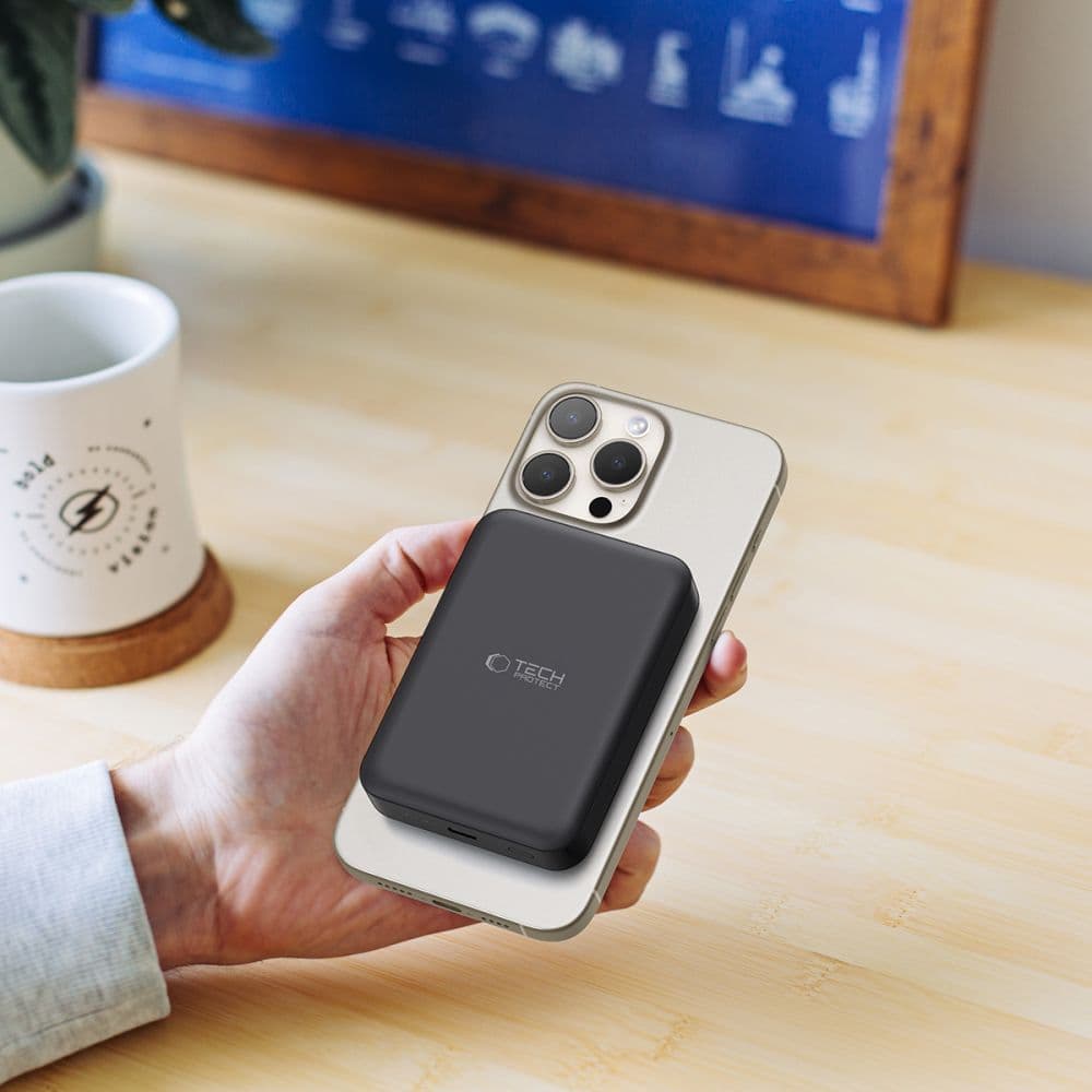 Tech-Protect PB11 Lifemag Magsafe power bank 10000mAh μαύρο 8