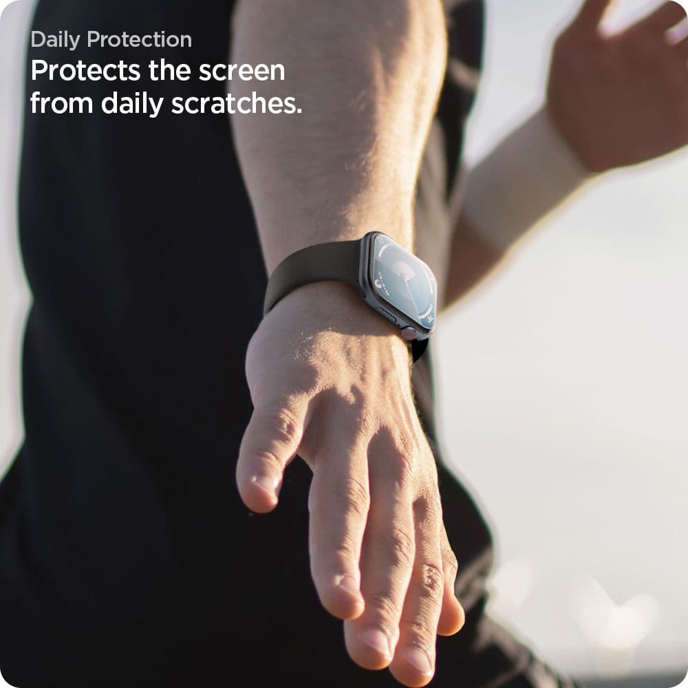 Spigen Hybrid Glass “EZ Fit” 2-Pack Apple Watch 10 (46 MM) διαφανές 11