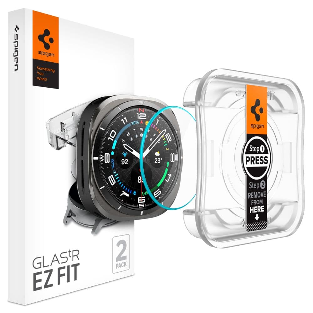 Spigen Glass.TR ”EZ-FIT” 2-pack Galaxy Watch Ultra (47 mm) διαφανές