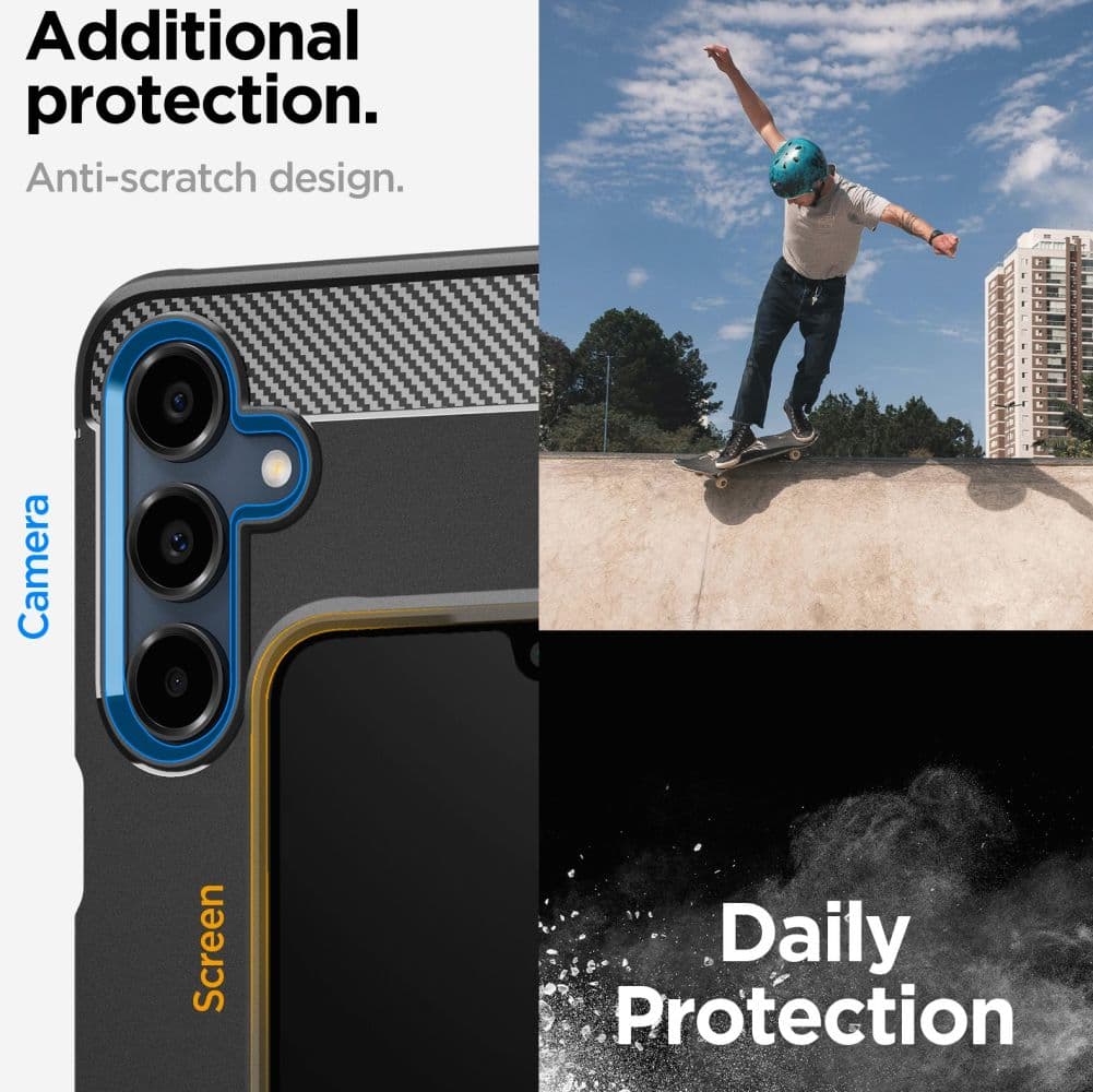 Spigen Rugged Armor - θήκη για Samsung Galaxy A16 / 5G - Μαύρο 12