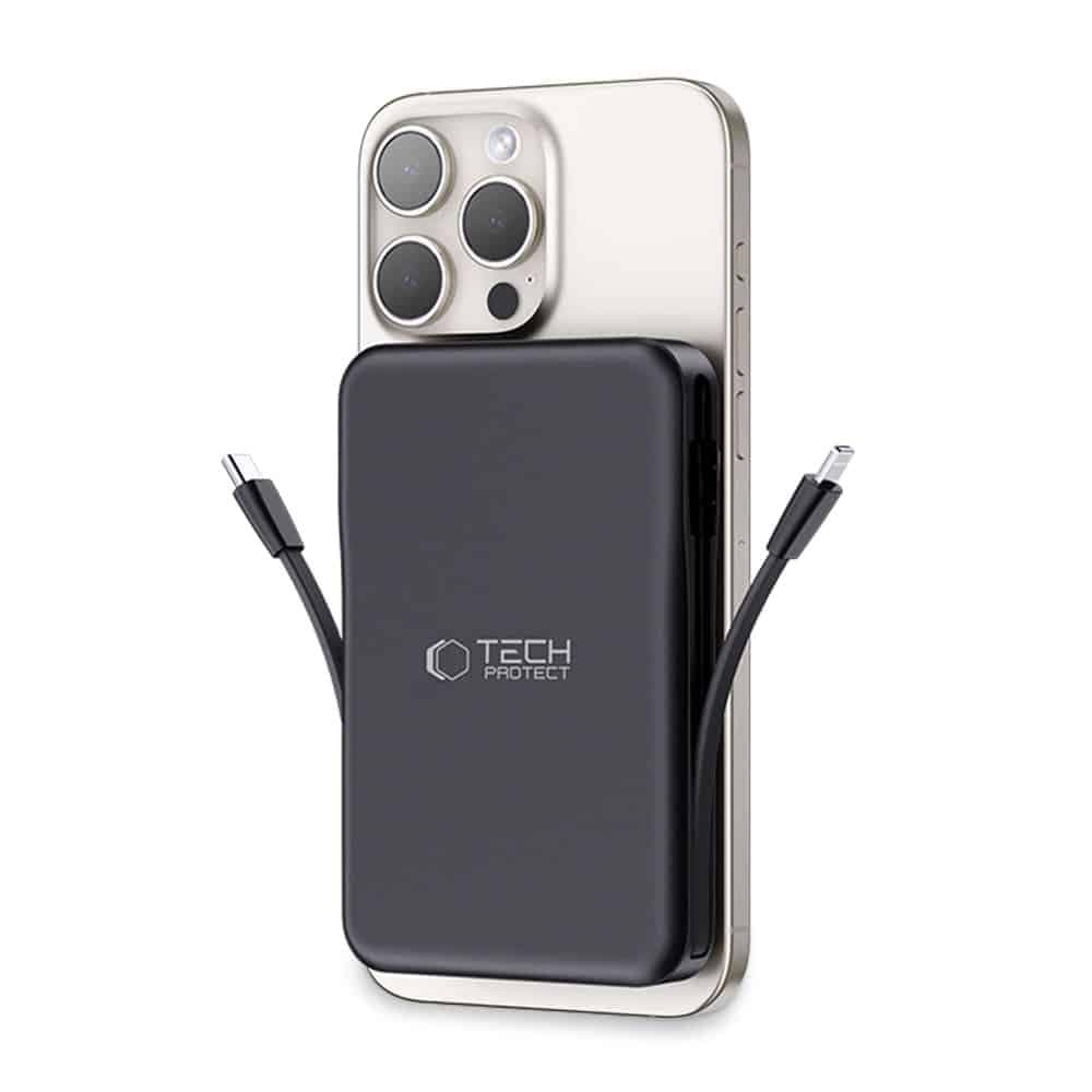 Tech-Protect PB31 Lifemag Magsafe power bank 10000mah μαύρο 2