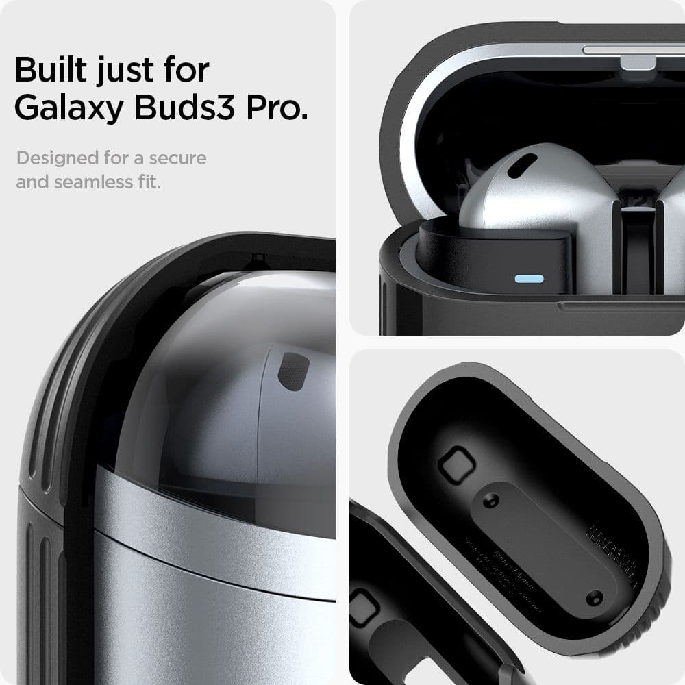 Spigen Rugged Armor Samsung Galaxy Buds 3 / 3 Pro ματ μαύρο 15