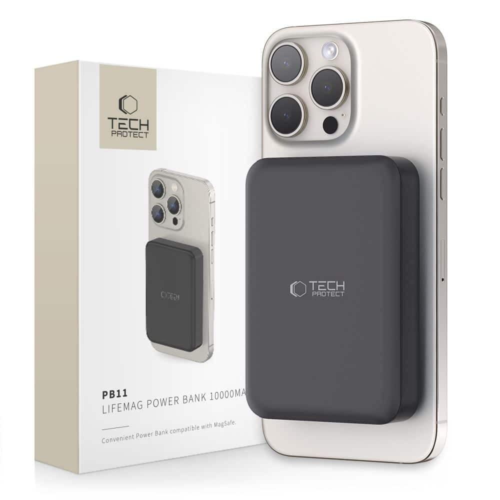 Tech-Protect PB11 Lifemag Magsafe power bank 10000mAh μαύρο