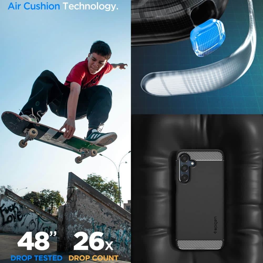 Spigen Rugged Armor - θήκη για Samsung Galaxy A16 / 5G - Μαύρο 15