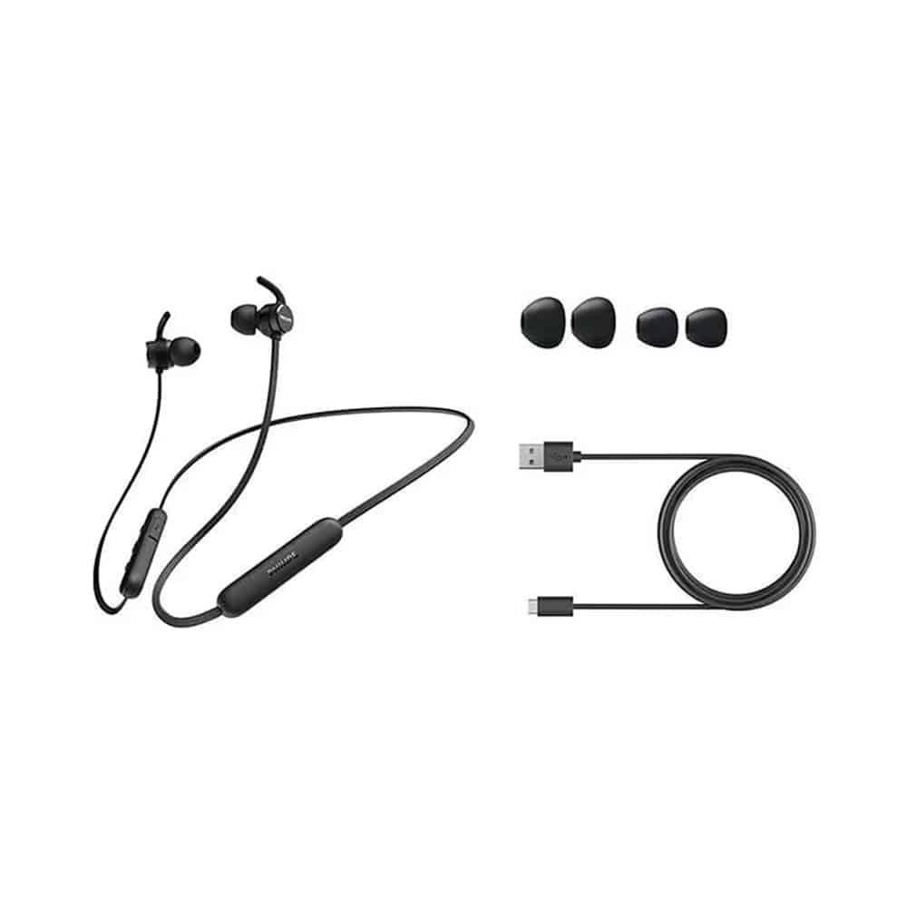 Philips - Ασύρματα Ακουστικά Bluetooth (TAE1205BK/00) - για Αθλητισμό, Bluetooth 5.1, Μικρόφωνο, In-ear, IPX4 - Μαύρο 3