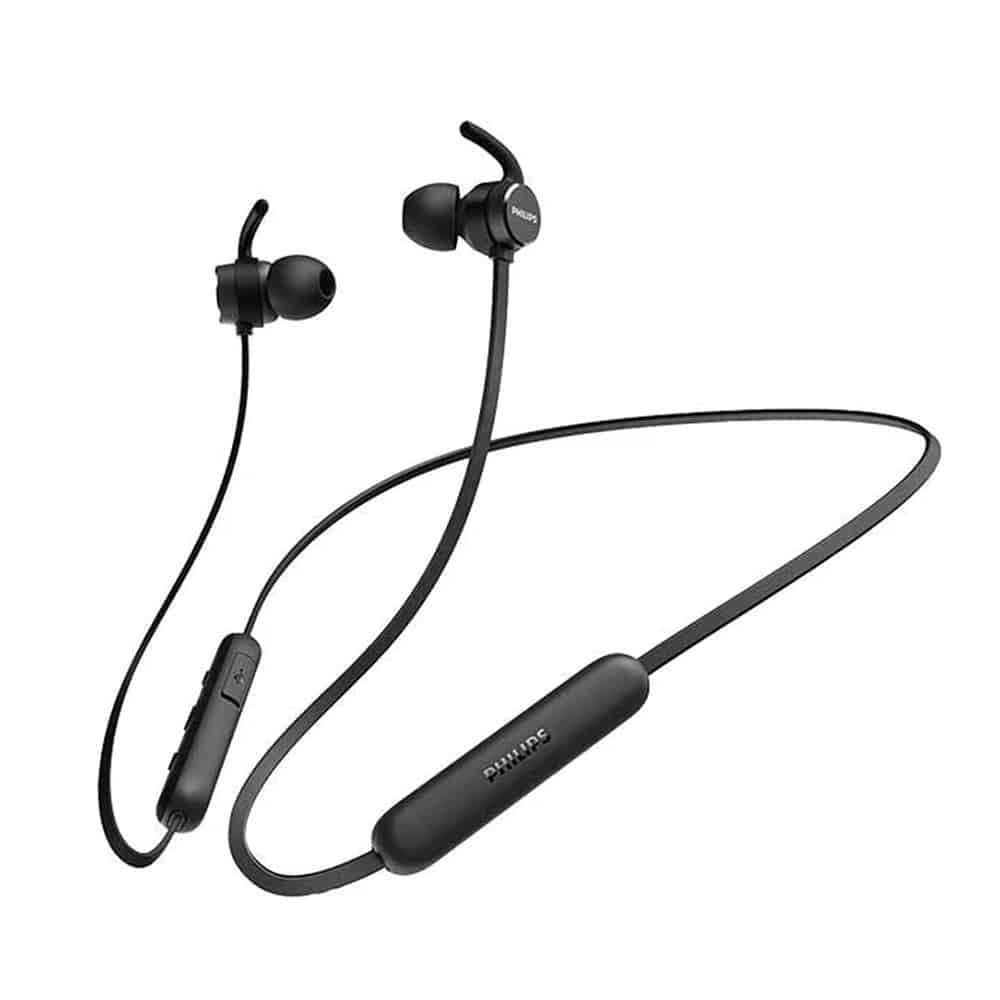 Philips - Ασύρματα Ακουστικά Bluetooth (TAE1205BK/00) - για Αθλητισμό, Bluetooth 5.1, Μικρόφωνο, In-ear, IPX4 - Μαύρο