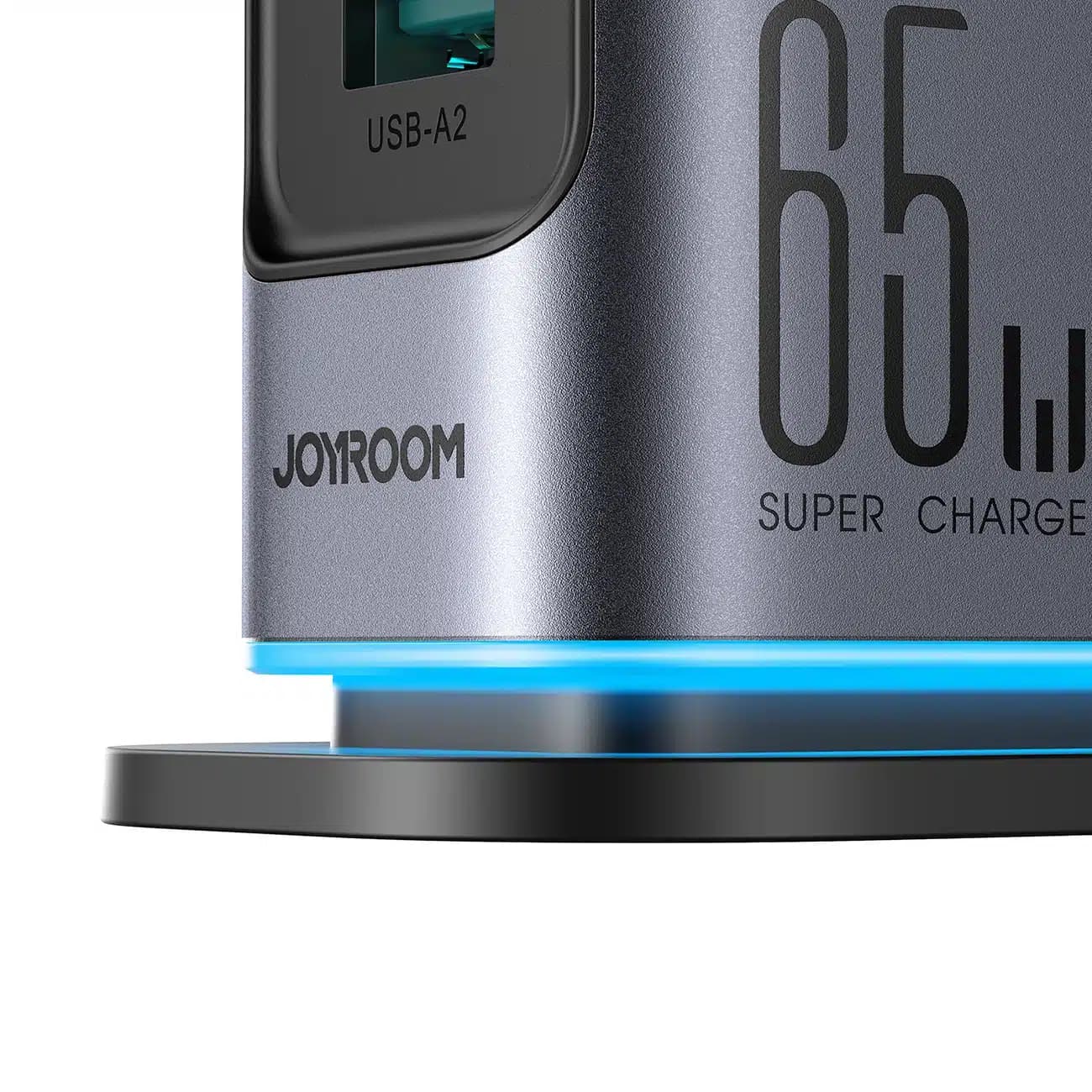 Joyroom JR-TCM02 φορτιστής GaN 65W ΕΕ 4x USB-C 2x USB-A - σκούρο γκρι 6