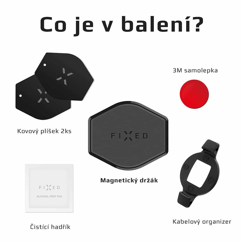 Fixed - Στήριγμα Αυτοκινήτου Icon Flex (FIXIC-FLEX-BK) - για ταμπλό, μαγνητικό - Μαύρο 12